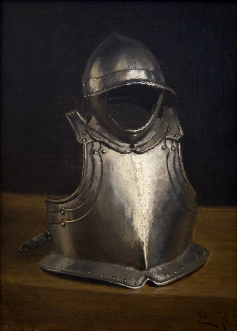Eugène Jansson - Armatura e casco, Thielska Galleriet